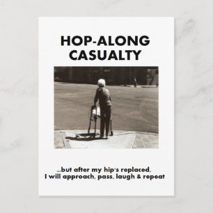 Carte Postale Casualty de Hop-Along - Attendez jusqu'à mon rempl