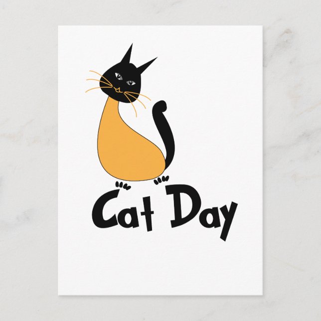 Carte Postale Cat Day Cute Kitty (Devant)