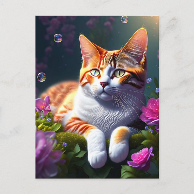 Carte Postale Cat feeling (Devant)