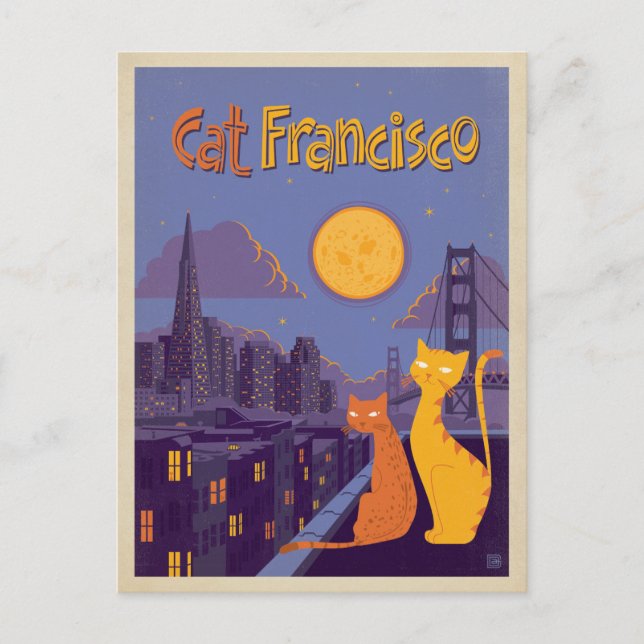 Carte Postale Cat Francisco (Devant)