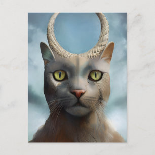 Carte postale Cat God
