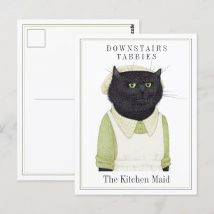 Carte postale CAT MAID CUISINE