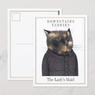 Carte postale CAT MAID DE LA FEMME