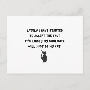 Carte Postale Cat Soulmate