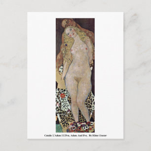 Carte Postale Català : L'Adam I L'Eva, Adam et Ève