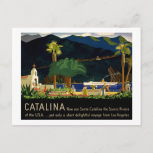 Carte Postale Catalina par Otis Shepard, c. 1935. 