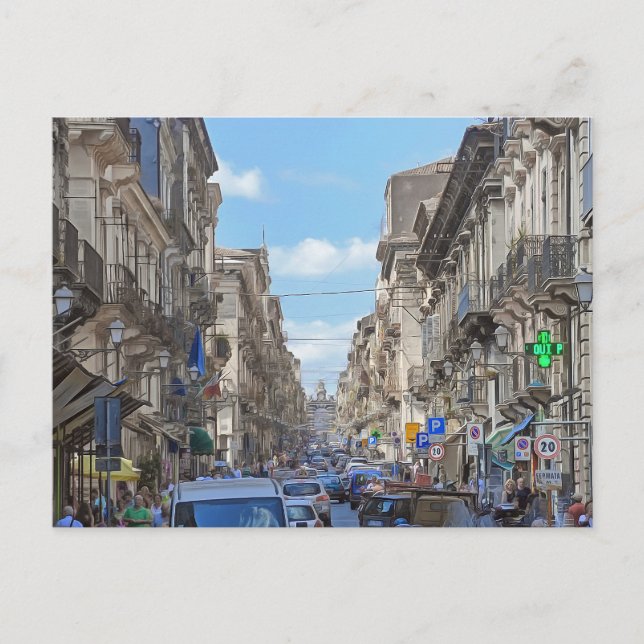 Carte Postale Catane. #12. (Devant)