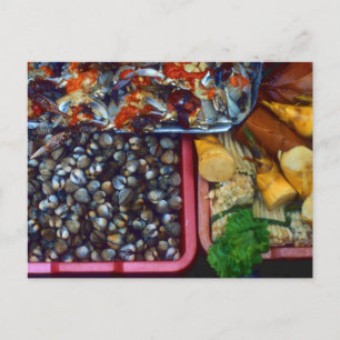 Carte Postale Catch of the Day Seafood Market Taipei, Taïwan