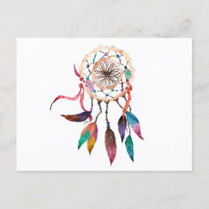 Carte Postale Catcher de dragage de Bohême en peinture d'aquarel