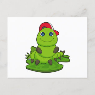 Carte Postale Caterpillar avec Casquette