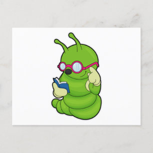 Carte Postale Caterpillar avec lunettes de soleil & Réserver