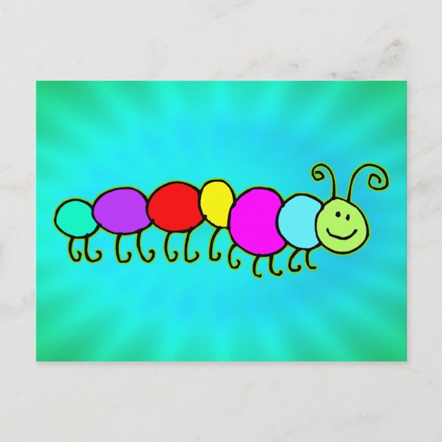 Carte Postale Caterpillar Netty (Devant)