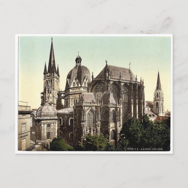 Carte Postale Cathédrale, Aix-la-Chapelle, Rhin, Allemagne rare  (Devant)
