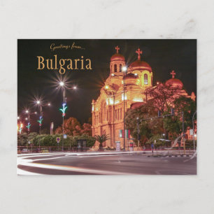 Carte Postale Cathédrale Assomption de la Vierge Varna Bugaria