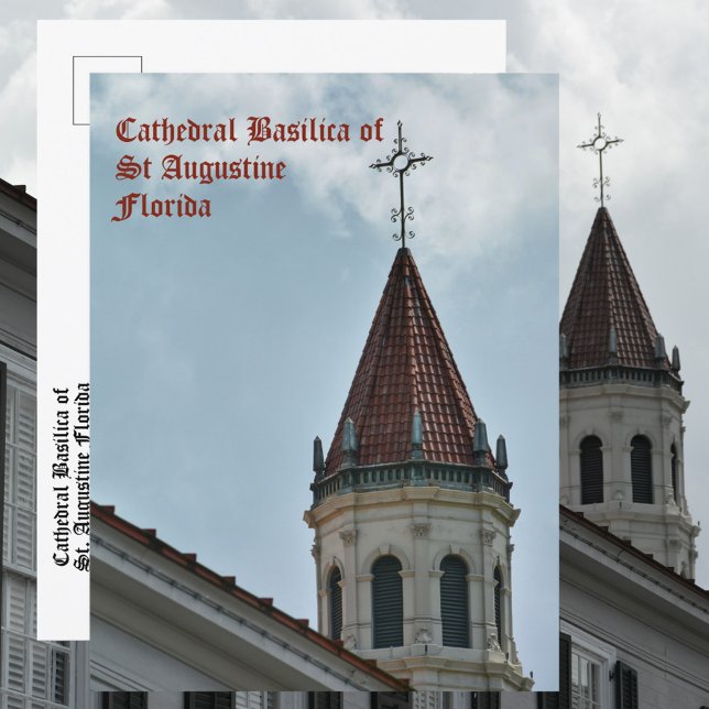 Carte Postale Cathédrale Basilique de Saint Augustin Floride (Créateur téléchargé)