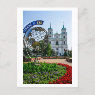 Carte Postale Cathédrale d'architecture de Grodno Belarus