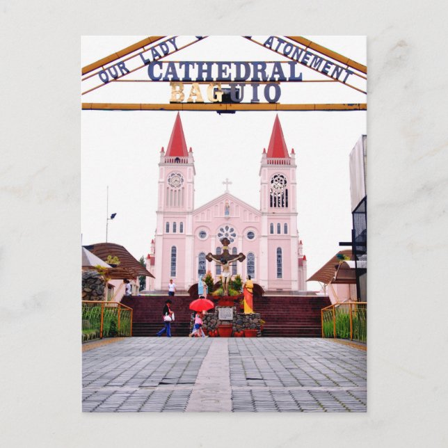 Carte Postale Cathédrale de Baguio (Devant)