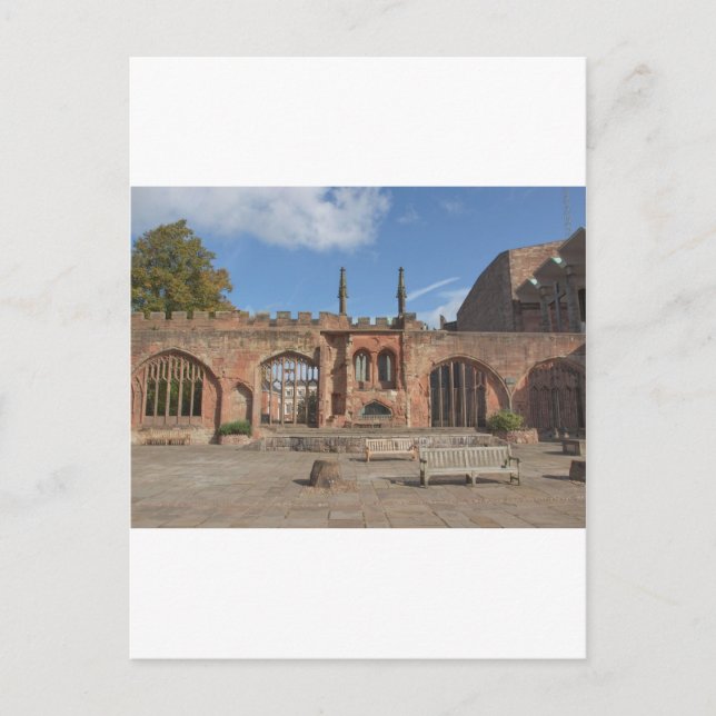 Carte Postale Cathédrale de Coventry (Devant)