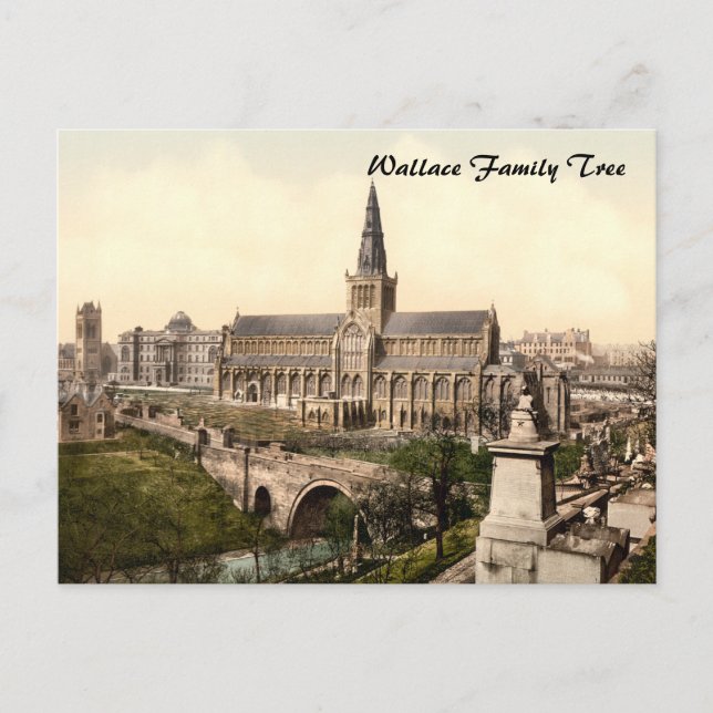 Carte Postale Cathédrale de Glasgow, Glasgow, Écosse (Devant)