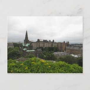 Carte Postale Cathédrale de Glasgow Skyline