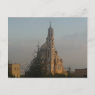 Carte Postale Cathédrale de Jounieh Liban