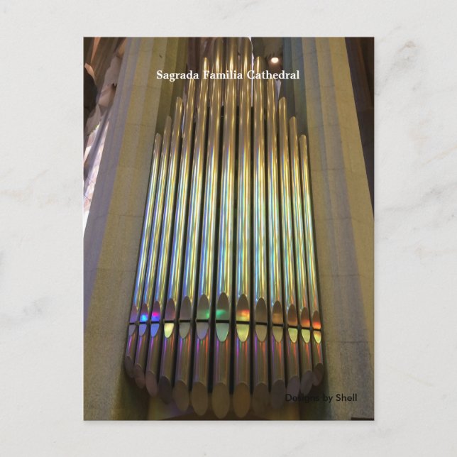 Carte Postale Cathédrale de la Sagrada Familia (Devant)