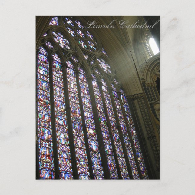 Carte Postale Cathédrale de Lincoln (Devant)