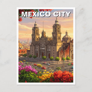 Carte Postale Cathédrale de Mexico