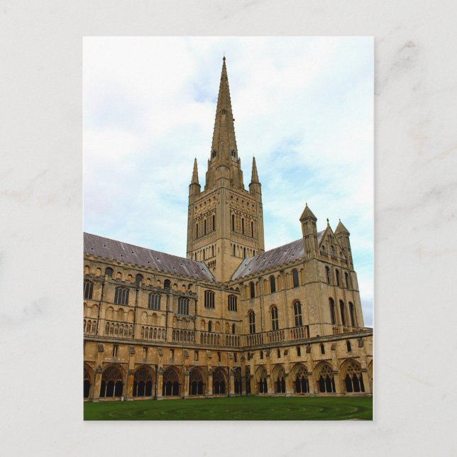 Carte Postale Cathédrale de Norwich Norfolk. (Devant)
