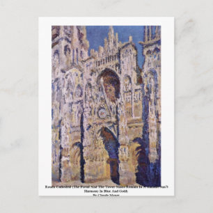 Carte Postale Cathédrale De Rouen Par Claude Monet