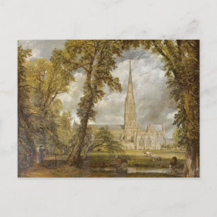 Carte Postale Cathédrale de Salisbury par John Constable Postcar