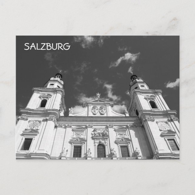 Carte Postale Cathédrale de Salzbourg (Devant)