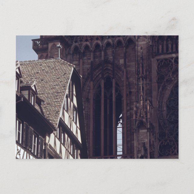 Carte Postale Cathédrale de Strasbourg (Devant)
