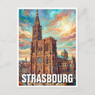 Carte Postale Cathédrale de Strasbourg
