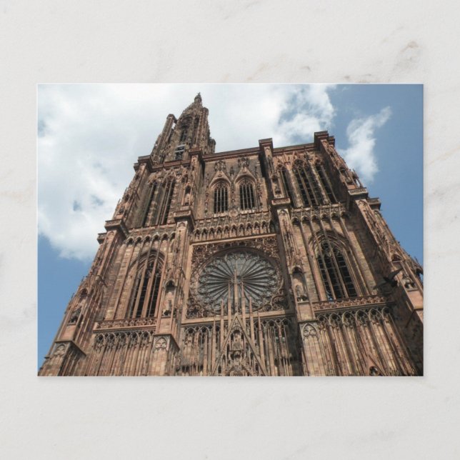 Carte Postale Cathédrale de Strassburg (Devant)