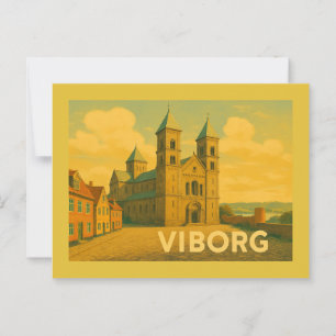 Carte Postale Cathédrale de Viborg Danemark
