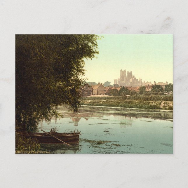 Carte Postale Cathédrale d'Ely, Cambridgeshire, Angleterre (Devant)