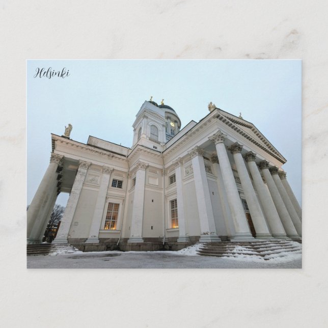 Carte Postale Cathédrale d'Helsinki (Devant)