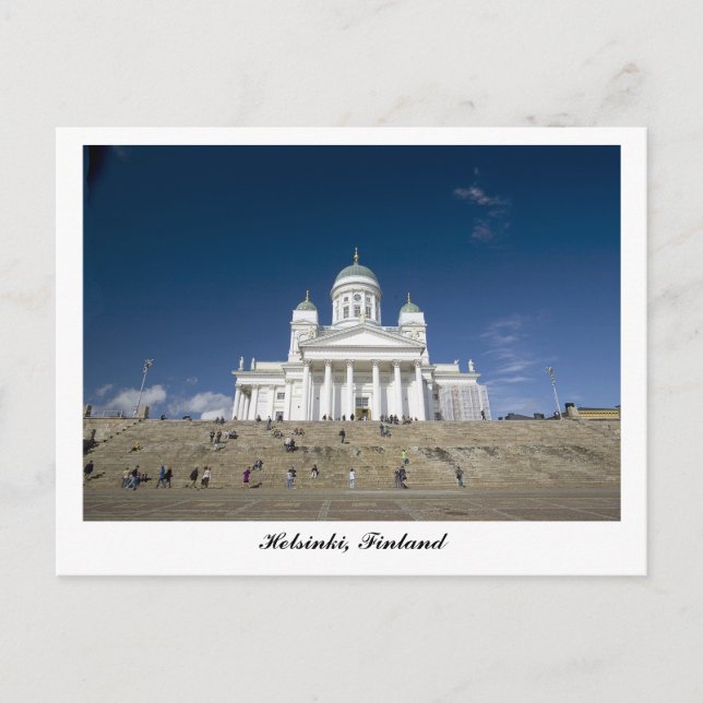 Carte Postale Cathédrale d'Helsinki (Devant)