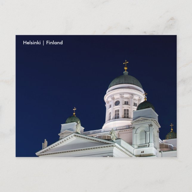 Carte Postale Cathédrale d'Helsinki (Devant)