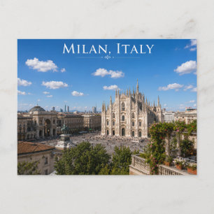 Carte Postale Cathédrale du Duomo Ciel de la ville