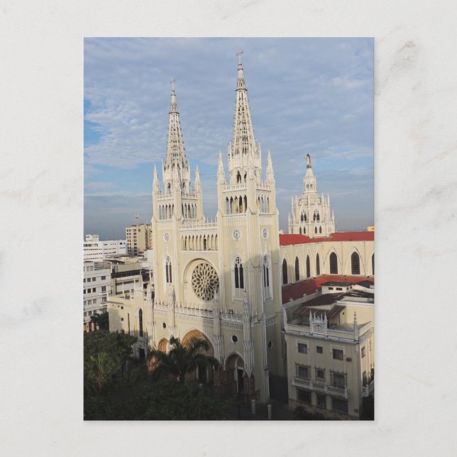 Carte Postale Cathédrale du matin - Guayaquil - Equateur (Devant)
