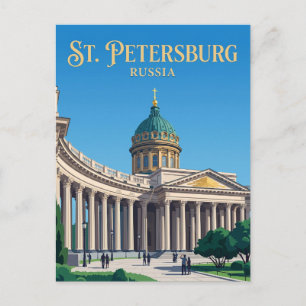 Carte Postale Cathédrale Kazan Russie