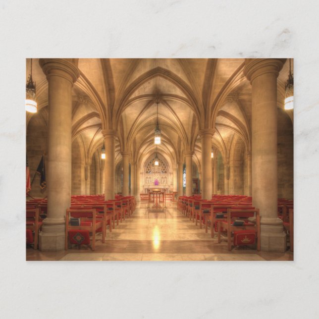 Carte Postale Cathédrale nationale de Washington Bethlehem Chape (Devant)