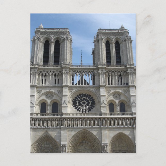 Carte Postale Cathédrale Notre-Dame (Devant)