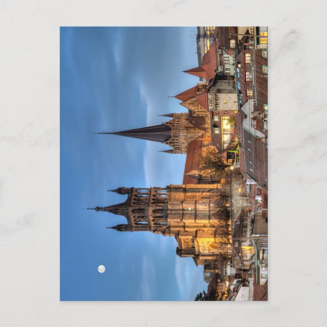Carte Postale Cathédrale Notre-Dame de Lausanne, Suisse, HDR. (Devant)
