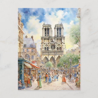 Carte Postale Cathédrale Notre-Dame de Paris