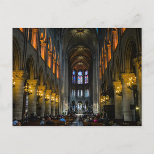 Carte Postale Cathédrale Notre-Dame de Paris Sunset
