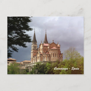 Carte Postale Cathédrale Père Noël Maria La Real de Covadonga