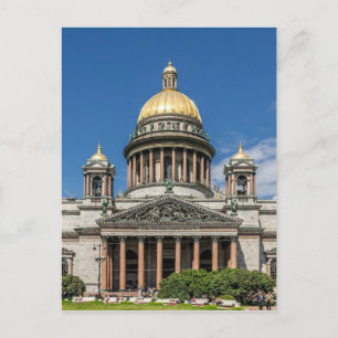 Carte Postale Cathédrale Saint-Isaac à Saint-Pétersbourg Russie